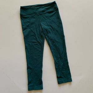 PrAna Forrest green crop leggings size Small